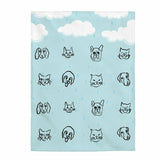 It's Raining Cats and Dogs Plush Blanket