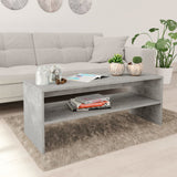 Coffee Table White 39.4"x15.7"x15.7" Chipboard