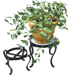 Achla FB-01 Patio Flowerpot Stand 8 in. H- Black
