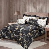 Realtree - AP Black Camouflage - Modern Comforter / Sham Set